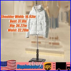 Modern Male Mannequin Model Half-length Model Mannequin Dress Form with Stand US