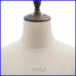 Modern Male Mannequin Model Half-length Model Mannequin Dress Form with Stand US