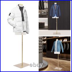 Modern Male Mannequin Model With Stand Half-length Model Mannequin Dress Form US