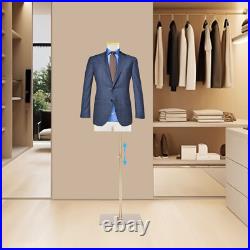 Modern Male Mannequin Model With Stand Half-length Model Mannequin Dress Form US