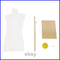 Modern Male Mannequin Model With Stand Half-length Model Mannequin Dress Form US