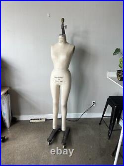 Modern Model Full Body Hanging Women's Dress Form Size 11 Collapsible Shoulders