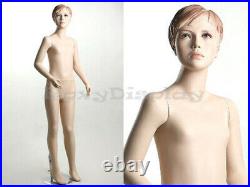 Molded Hair Child mannequin Standing pose #MZ-KD8