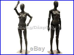 Movable Elbow Flexible Head Arms Legs Fiberglass Female Mannequin #MD-Z-FFXBEG