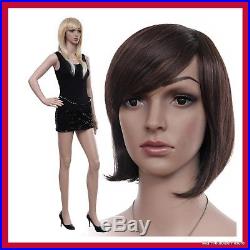 NEW Realistic Standing Female Full Body Display Mannequin + Base & 1 Free Wig