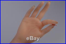 NEW Silicone Female Hand Model Arbitrarily Posed Display Jewelry/Tattoo 1 Pair