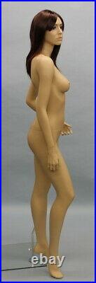 New 5 ft 10 in Female Mannequin Skintone Face Make up Torso Body Form SFL-614FT