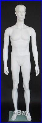 New! 5 ft 8 in H Small Size MALE MANNEQUIN White color for WWII uniform RO1WT