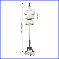 New Adjustable Height Male Dress Form Mannequin Torso Half Body Clothes Display
