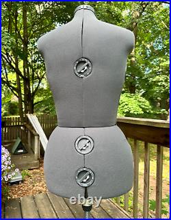 New Ardis Seamstress Adjustable Cloth Female Dress Form 13 Body Dials on stand