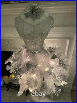 New Boutique Dress Form Mannequin DECOR Christmas Tree NWT RARE Salon