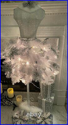 New Boutique Dress Form Mannequin DECOR Christmas Tree NWT RARE Salon