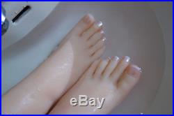 New DesignTop quality Silicone Female Foot Display Model Real Pretty Greek Feet