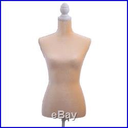 New Female Mannequin Torso Clothing Dress Form Display Tripod Stand