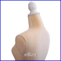 New Female Mannequin Torso Clothing Dress Form Display Tripod Stand