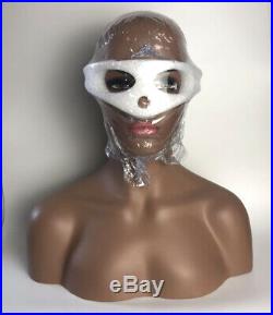 New Mannequin Head Fiberglass Hat Glasses Mold Stand Torson Show Wig 12
