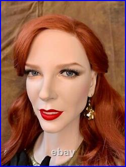 OOAK Realistic NICOLE KIDMAN Full Size Custom Female Mannequin w Glass Eyes