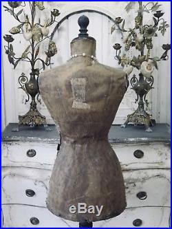 PARIS GIRARD Antik Kinder Schneiderpuppe dress form Child Mannequin SHABBY