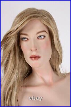 PATINA V Vintage Realistic Mannequin Glass Eyes Supermodel Tatjana Patitz Face