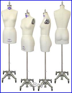PGM Dress Form withCollapsible Shoulder/Adjustable Height Sz 4 Sewing Mannequin