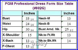 PGM Female Professional Dress Form Mannequin
