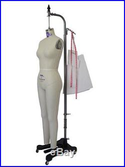 PGM Professional Full Body Female Dress Form w Collapsible Shoulder Size 6