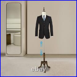 PP Male Mannequin with Adjustable Height, Retro Male Mannequin, Male Dress Form