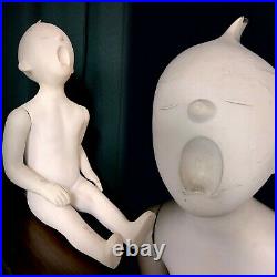 PUCCI Vintage Crying Screaming Toddler Boy Mannequin Creepy Decor Oddity