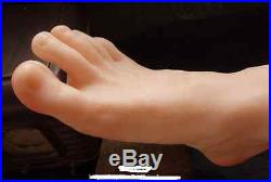 Pair High Quality Silicone Feet Model Male Feet Models Men's Foot Mannequin