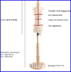 Pinnable Tailor Mannequin Couture Women's Dressmaker Form