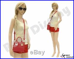 Plastic Durable Female Manikin Mannequin Display Dress Form G3 +FREE WIG