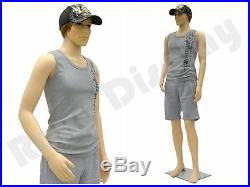 Plastic Durable Male Manikin Mannequin Display Dress Form PS-KEN +FREE WIG