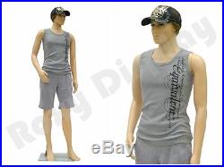 Plastic Durable Male Manikin Mannequin Display Dress Form PS-KEN +FREE WIG