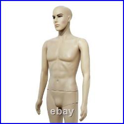 Plastic Male Dummy Mannequin Manikin Dress form Display Clothing Shoot Full Body