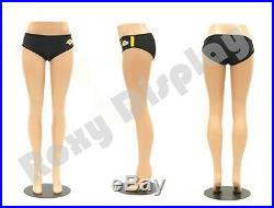 Plastic Unbreakable Female Mannequin Legs Brazilian hips Roxy Display #PS-LG101