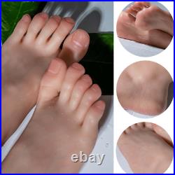 Platinum Silicone Feet Model Female Toes Ankle Arch Positioning A Pair 23cm