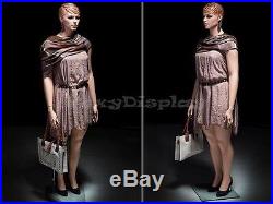 Plus Size Female Mannequin Fiberglass elegant looking Roxy Display#MZ-AVIS1