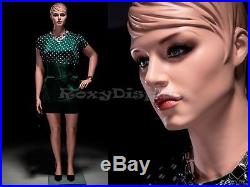 Plus Size Fiberglass Female Display Mannequin Manequin Dummy Dress Form #AVIS3