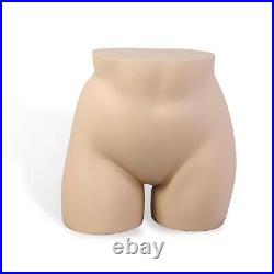 Plus Size Full Round Butt Mannequin Form, Display 33 Waist, 44 Hip, Fiberglass