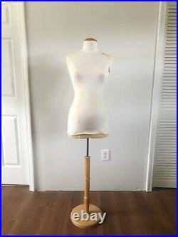 Pregnant Maternity Female Mannequin Display with Wooden Stand Torso Dress Form