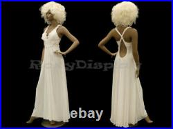 Pretty Black Female Fiberglass mannequin Dress Form Display #MD-ALICE