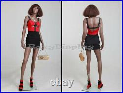 Pretty Black Female Fiberglass mannequin Dress Form Display #MZ-MYA1