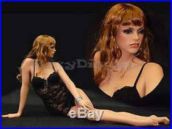 Pretty Face Female Fiberglass mannequin Fleshtone Dress Form Display #MD-FR11