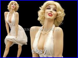 Pretty Female Fiberglass mannequin Dress Form Display #MZ-MONROE1