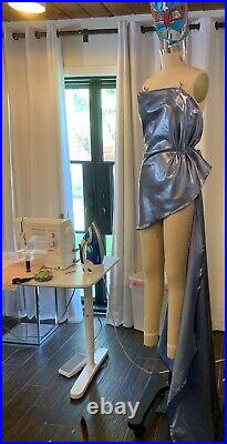 Pro Female Full Body Linen Size 6 Pinnable Dress Form Mannequin