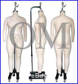 Professional Female Full Body Mannequin Dress Form, WithArms Size 20 (wfcs 20+2)