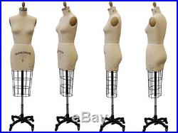 Professional Female dress form Mannequin Half Size 14 withHip