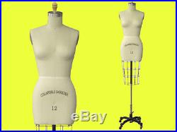 Professional Female dress form Mannequin Size 12 withHip