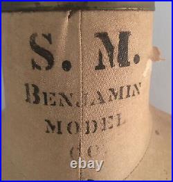 Professional Fitting Dress Form Collapsible VINTAGE Benjamin Model Co. New York