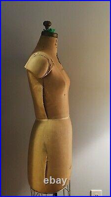 Professional Fitting Dress Form Collapsible VINTAGE Benjamin Model Co. New York